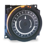 Borg Electromechanical Timer,24 hr,SPST,Steel TA-4152