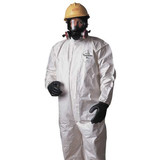 Dupont Coveralls,4XL,Wht,Tychem 4000,PK12 SL127BWH4X001200