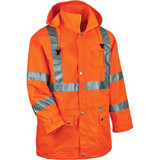Ergodyne Hooded Jacket,Insulated,Orange,2XL 8385