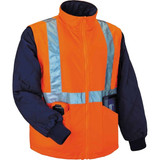 Ergodyne Hooded Jacket,Insulated,Orange,2XL 8385