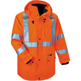 Ergodyne Hooded Jacket,Insulated,Orange,2XL 8385