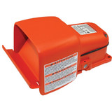 Linemaster FootSwtch,Orange,CastIron,SPDT,Momentary 511-BG