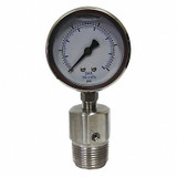 Kodiak Pressure Gauge,1 in. MNPT,0 to 1000 psi KC301L251000/DSF14-M