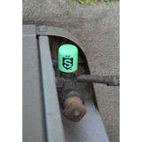 Jb Industries Refrigerant Cap Locks,1/4 in.,R-22,PK4 SHLD-G4