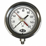 Duro Pressure Gauge ,4-1/2" Dial Size 42070613-MAXHAND