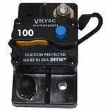 Velvac Automotive Circuit Breaker,100A,30VDC 091007
