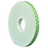 3m Double Sided Foam Tape,5 yd L,1 1/2" W 4032