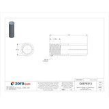 Red Head Drop-In Anchor,1-2 in Dia,Steel,PK50 RM-38