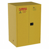 Jamco Cabinet,2-Dr,90 gal,Flammable,34x65x43 BM90YP