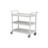 Sim Supply Utility Cart,Off-White,39-3/4 in.H  35KT26