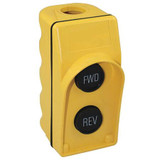 Dayton Pendant Push Button Station,2NO,Yellow 20C806