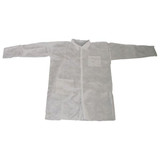 Condor Lab Coat,L,White,PP,PK25 26W796