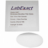 Labexact Glass Mic Filter,11 cm Dia,1.5 um,PK100 12K996