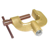 Manufacturer Varies Ground Clamp, 1/0 to 3/0 AWG, Brass 19N771