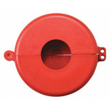 Condor Gate Valve Lockout,Red,Polypropylene 437R43