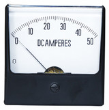 Sim Supply Analog Panel Meter,DC Current,0-50 DC A  12G423