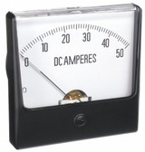 Sim Supply Analog Panel Meter,AC Current,0-50 AC A  12G385