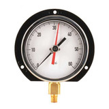 Sim Supply Pressure Gauge,Process,4-1/2 In  11A497