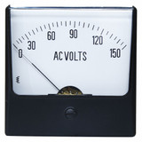Sim Supply Analog Panel Meter,AC Voltage,0-150 AC V  12G406