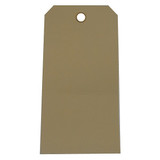 Sim Supply Rpr Tag,5-3/4 x 2-7/8 In,Tan,PK100  3VCX8