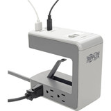 Tripp Lite Surge Protector Outlet Strip,15.0A,Gray TLP648USBC
