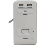 Tripp Lite Surge Protector Outlet Strip,15.0A,Gray TLP648USBC