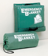 Sim Supply Emergency Blanket,Gray,70 In. x 82 In.  8A885