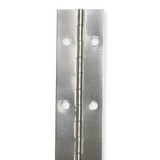 Manufacturer Varies Piano Hinge,Natural,72 In. L,1-1/4 In. W 1CAK9