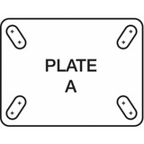 Manufacturer Varies Plate Caster,Rigid,Polyurethane,7 1/2"H 1NVT1