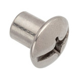 Manufacturer Varies Barrel Bolt,3/8"L,316SS,1/4"-20,PK5 2JGP4