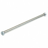 Sim Supply Shower Rod,SS,36 in L,Chrome Plated  4EEW2