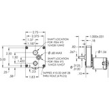 Dayton DC Gearmotor,25 rpm,12V,TENV 1LNH1