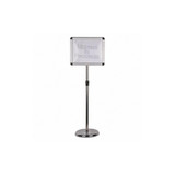 Sim Supply Sign Holder,Aluminum/Steel,Pedestal  44ZC27