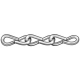 Sim Supply Jack Chain,Steel,100 ft L,43 lb  2ZDE8