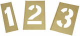 Sim Supply Number Stencils,Numbers,Brass  2CEC3
