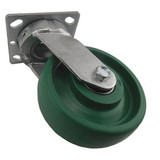 Sim Supply Kingpinless Plate Caster,Swivel,1000 lb.  4DE80