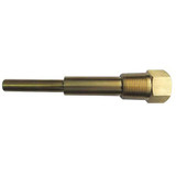 Sim Supply Bimetal Thermowell,Brass,1/2 NPSM  24C471