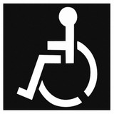 Sim Supply Handicap Symbol stencil  20Y542