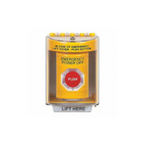 Emergency Power Off Push Button,Yellow