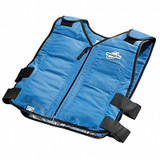 Techniche FR Cooling Vest,Navy Blue,4 to 8 hr,L/XL 6626-B