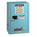 Justrite Corrosive Safety Cabinet,35 In. H,Steel 891202