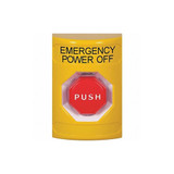 Emergency Power Off Push Button,Painted