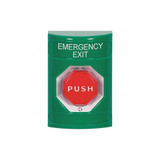 Emergency Exit Push Button,Green,SPDT