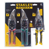 Stanley Aviation Snip Set,12-5/16 in. L,3 pcs. FMHT73558