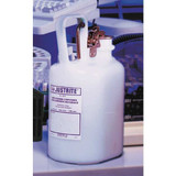 Justrite Disposal Can,1 Gal.,White,Polyethylene  12161