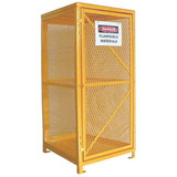 Condor Cylinder Storage Cabinet, Yellow, Steel 5CHL5