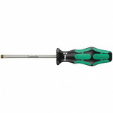 Wera Screwdriver,Slotted,9/64x5 In,Round 5110002001