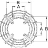 Dayton Ind Fan Guard Set,16" Blade Dia. 2ATB6