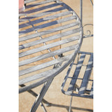 Alpine 3-Piece Antique Slats Foldable Metal Bistro Set BVK668A 834399