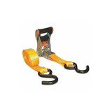 Erickson Tie Down Strap,S-Hook,Orange,PK4 31352